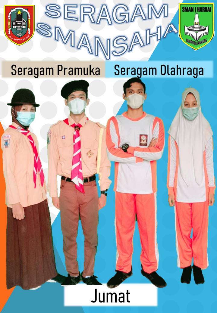 SERAGAM PRAMUKA DAN OLAHRAGA ( JUM'AT)